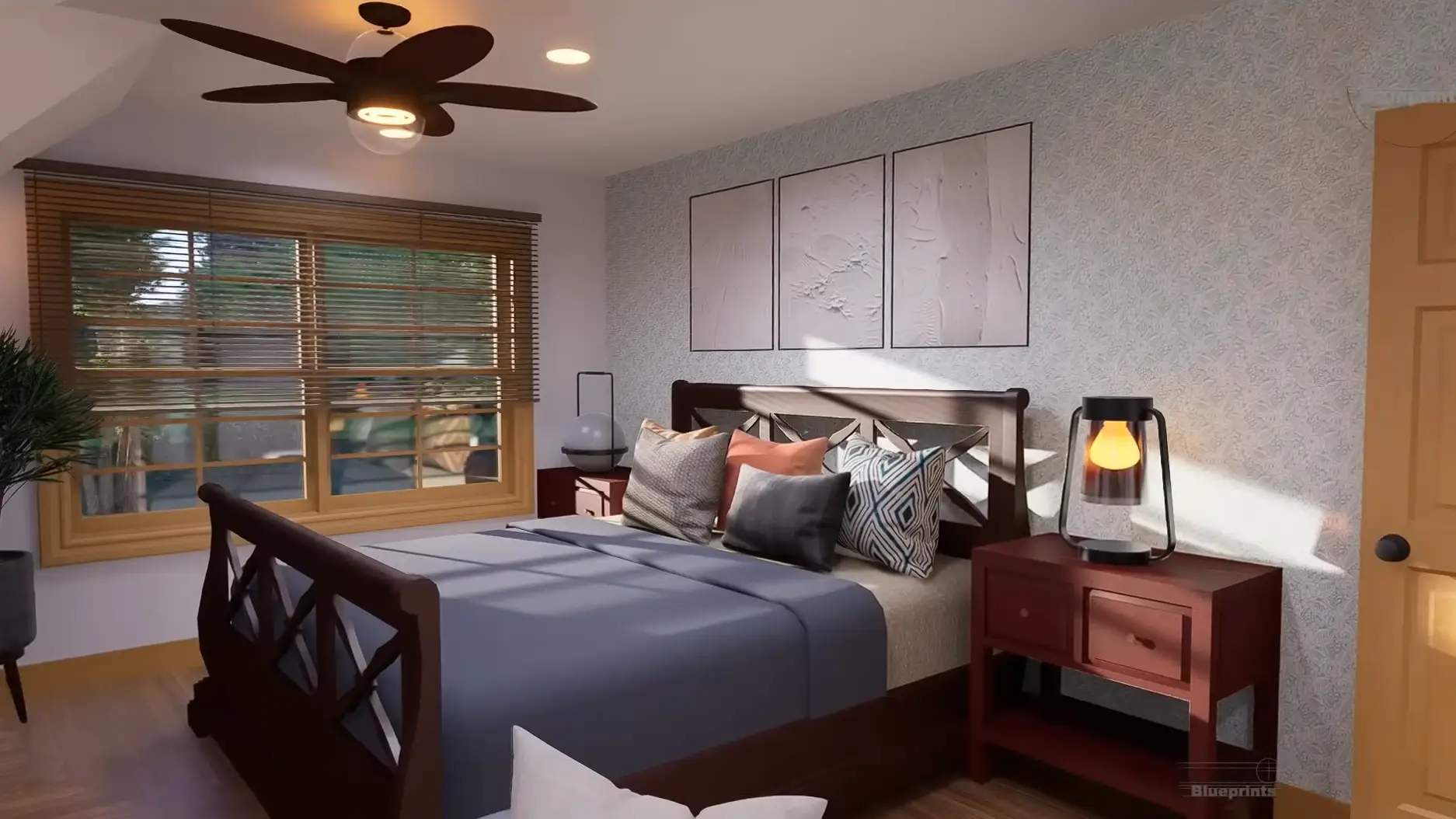 4 bedroom cottage house plan