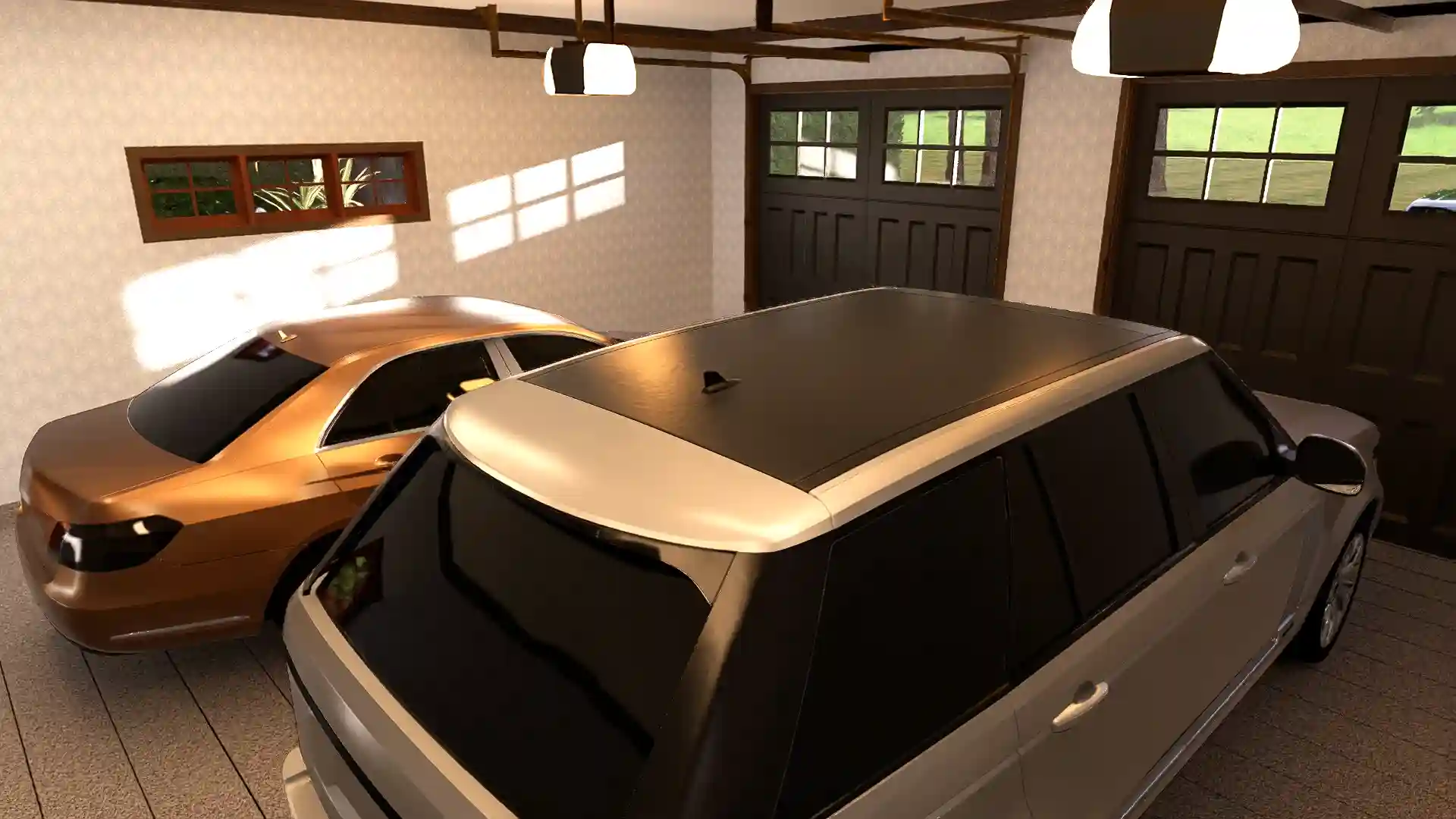 Stunning 3 Bedroom Modern Farmhouse with Wraparound Porch 2 Car Garage Floor Plan