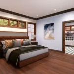 Stunning 3 Bedroom Modern Farmhouse with Wraparound Porch 2 Car Garage Floor Plan