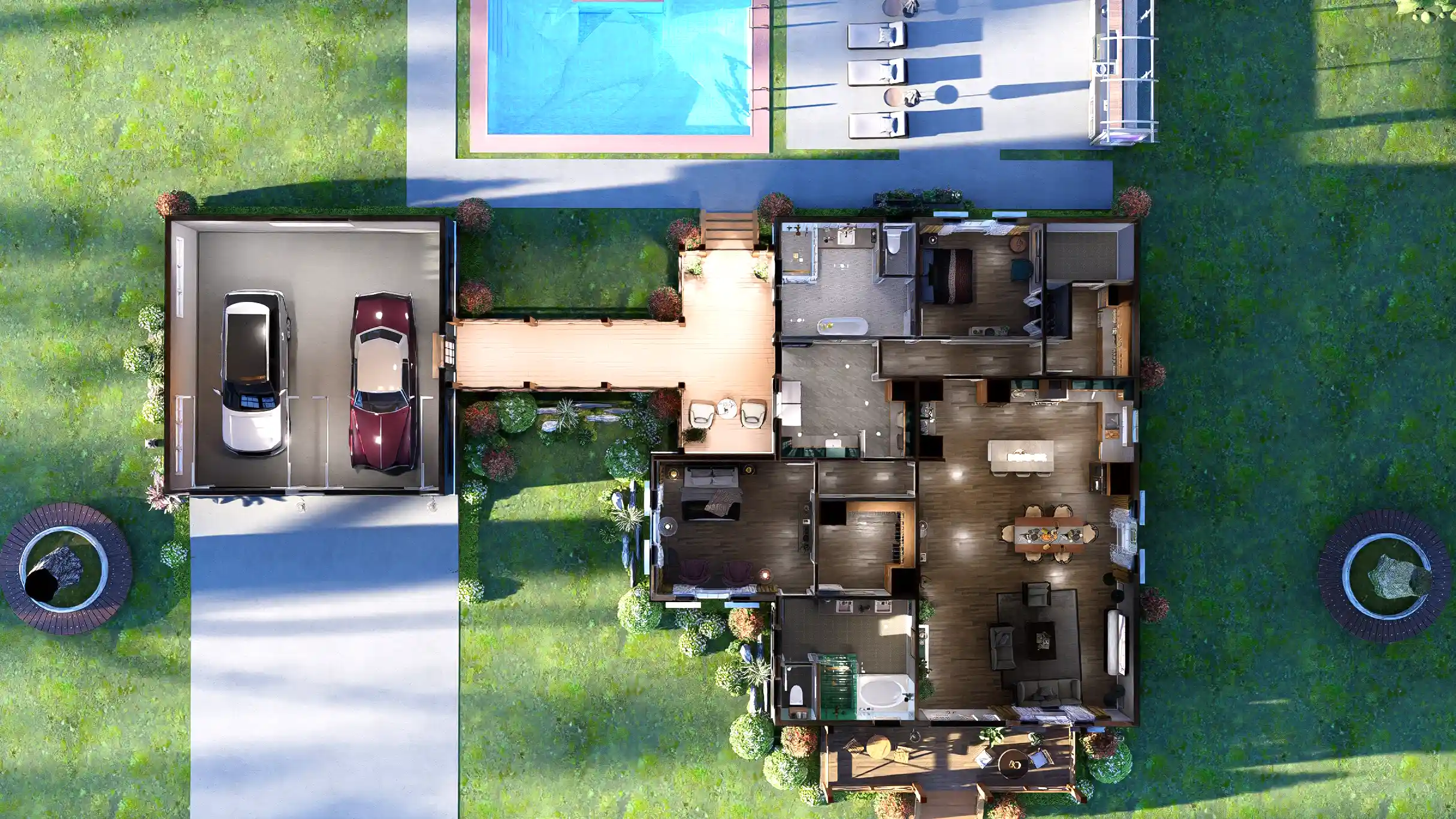 This Modern Farmhouse Will Leave You Speechless! | Dream Home with Porch, Garage & Pool