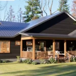 3 bedroom cottage house floor plan Arch c Studio