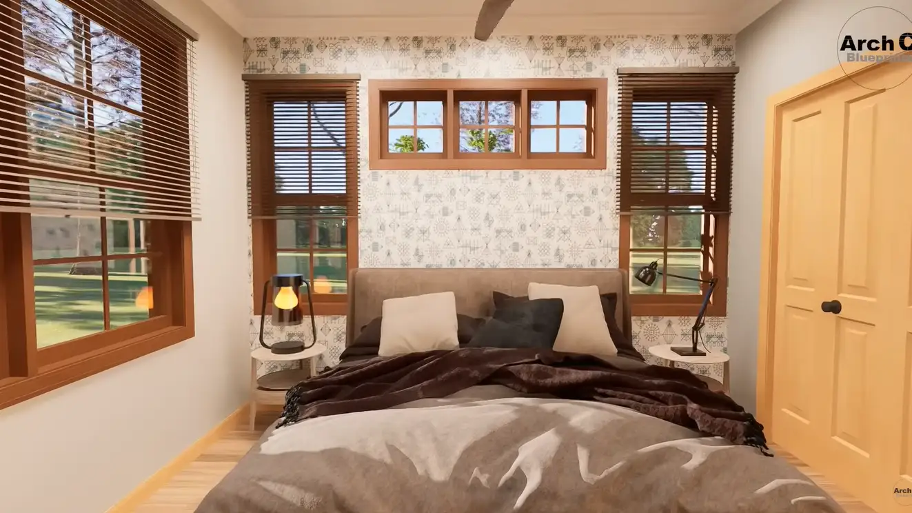 3 bedroom cottage house floor plan